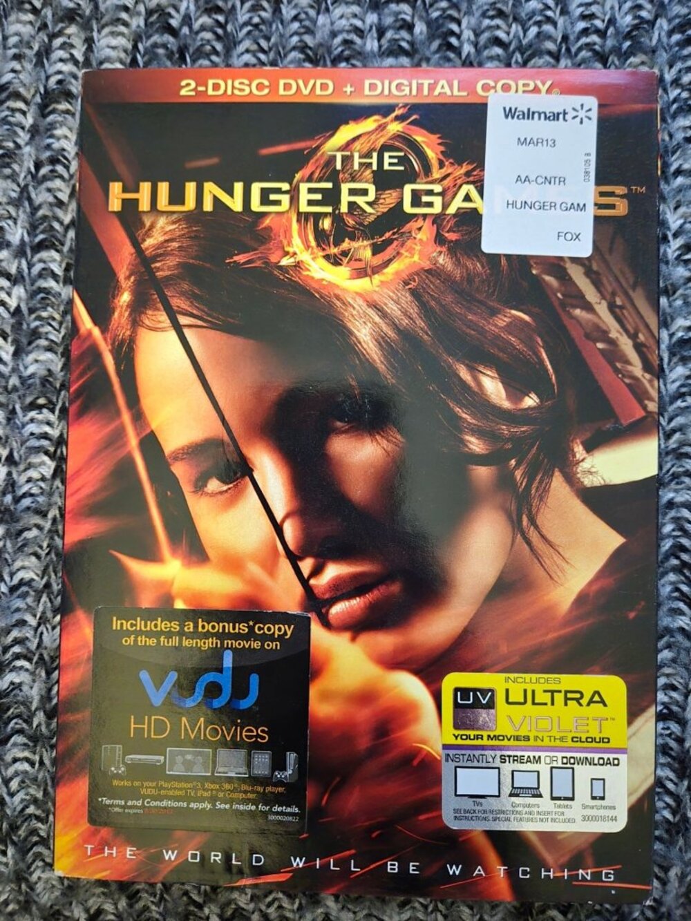 The Hunger Games 2-Disc DVD + Digital Copy Includes Vudu & UltraViolet HD Movies
